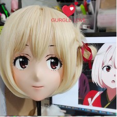 (GLA06)Customize Character'! Female/Girl Resin Full/Half Head With Lock Anime Cosplay Japanese Animego Kigurumi Mask
